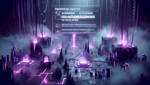 how can businesses access high-authority domains for backlinking?